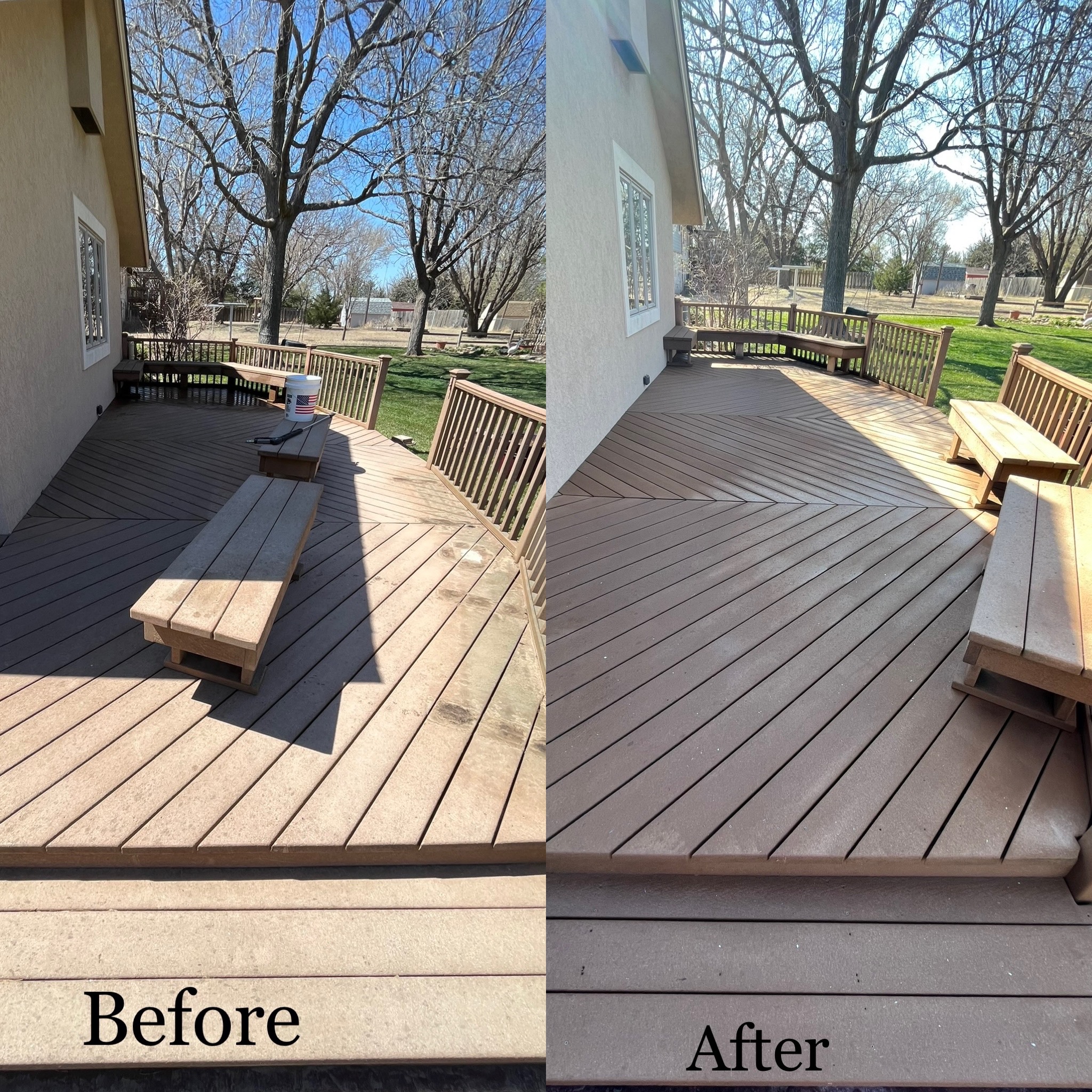 Top quality deck cleaning in Garden City, Kansas